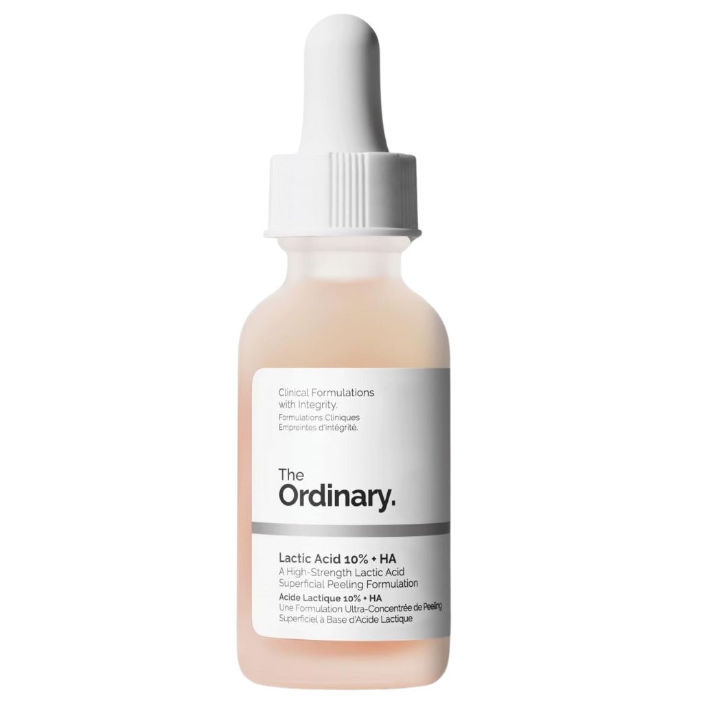 Serum kozmetik për lëkurën me acid laktik 10% dhe HA 2% për hidratim dhe rinovim të lëkurës.
