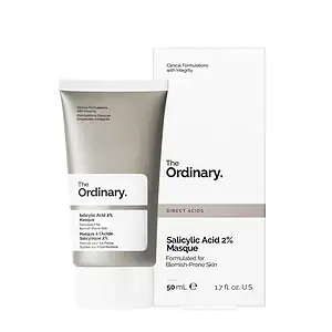 Salicylic Acid 2% Masque për lëkurë të yndyrshme dhe të prirur për akne, produkt kozmetik për.