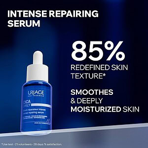 Serum për rigjenerim të lëkurës, produkt kozmetik Uriage Bariederm-Cica 30ml.