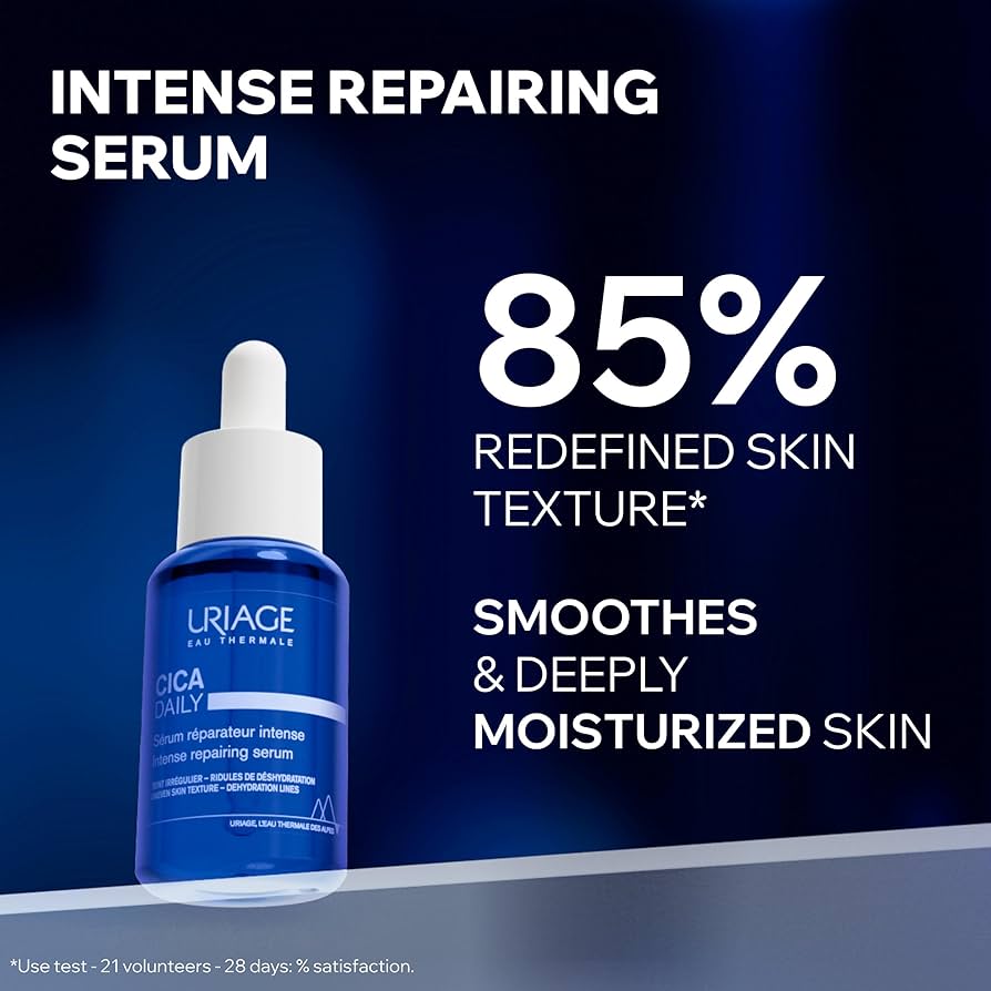 Serum për rigjenerim të lëkurës, produkt kozmetik Uriage Bariederm-Cica 30ml.