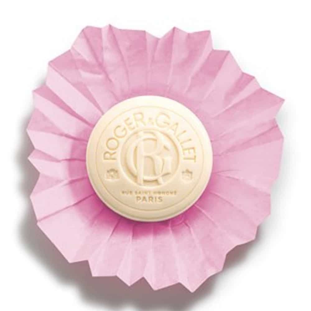 Sapuni i butë Roger & Gallet FEUILLE DE THE me aromë çaji jeshil dhe paketim elegant.