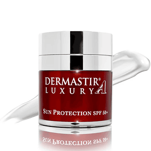 Kremë mbrojtëse SPF 50+ për lëkurën, produkt kozmetik për mbrojtje nga dielli.