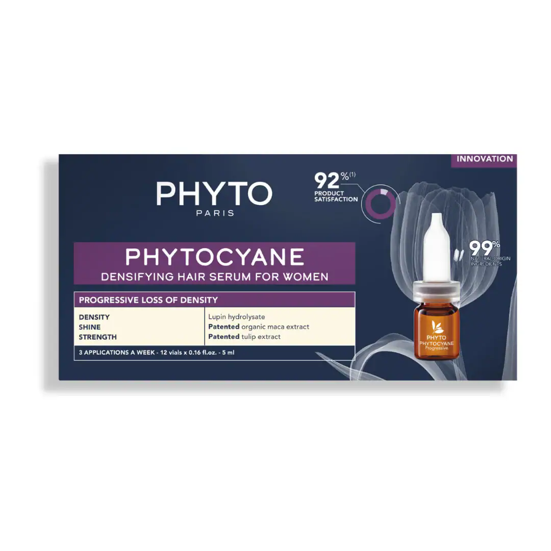 Serum për flokë të hollë dhe humbje flokësh për gratë, Phytocyane nga Sibelle Beauty.