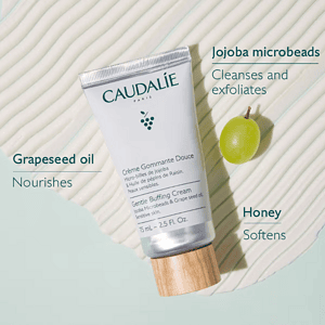 Krem për trupin Caudalie, për exfoliation dhe hidratim të lëkurës së ndjeshme.