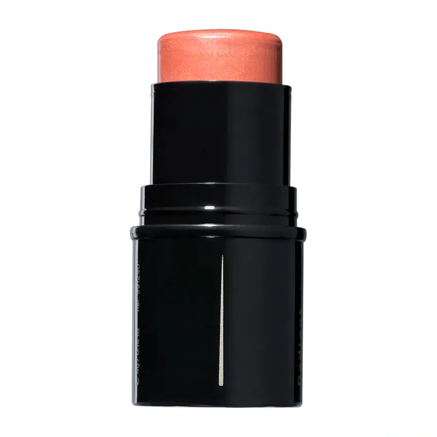 Blush stick për fytyrën, ngjyra Cinnamon, produkt kozmetike për buzëqeshje natyrale.