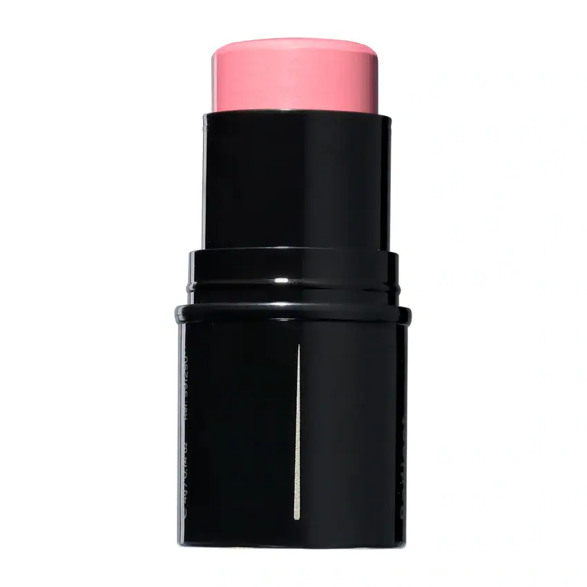 Blush stick për fytyrën, produkt kozmetik, ngjyra kafe e nxehtë, për shkëlqim natyral të lëku.