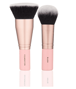 Set furçash kozmetike për fytyrën, për aplikimin e fondacionit dhe blush-it, për përdorim të.