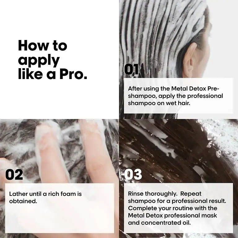 LOREAL SERIE EXPERT 2021 METAL DETOX SHAMPOO 300 ML thumbnail 4
