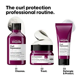 Produkt i kujdesit për qërimin dhe mbrojtjen e qerpikëve me Curl Expression,.
