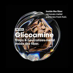 Glicamine, produkt kozmetike për flokë, për pastrimin e metal particles nga fibra e flokëve.