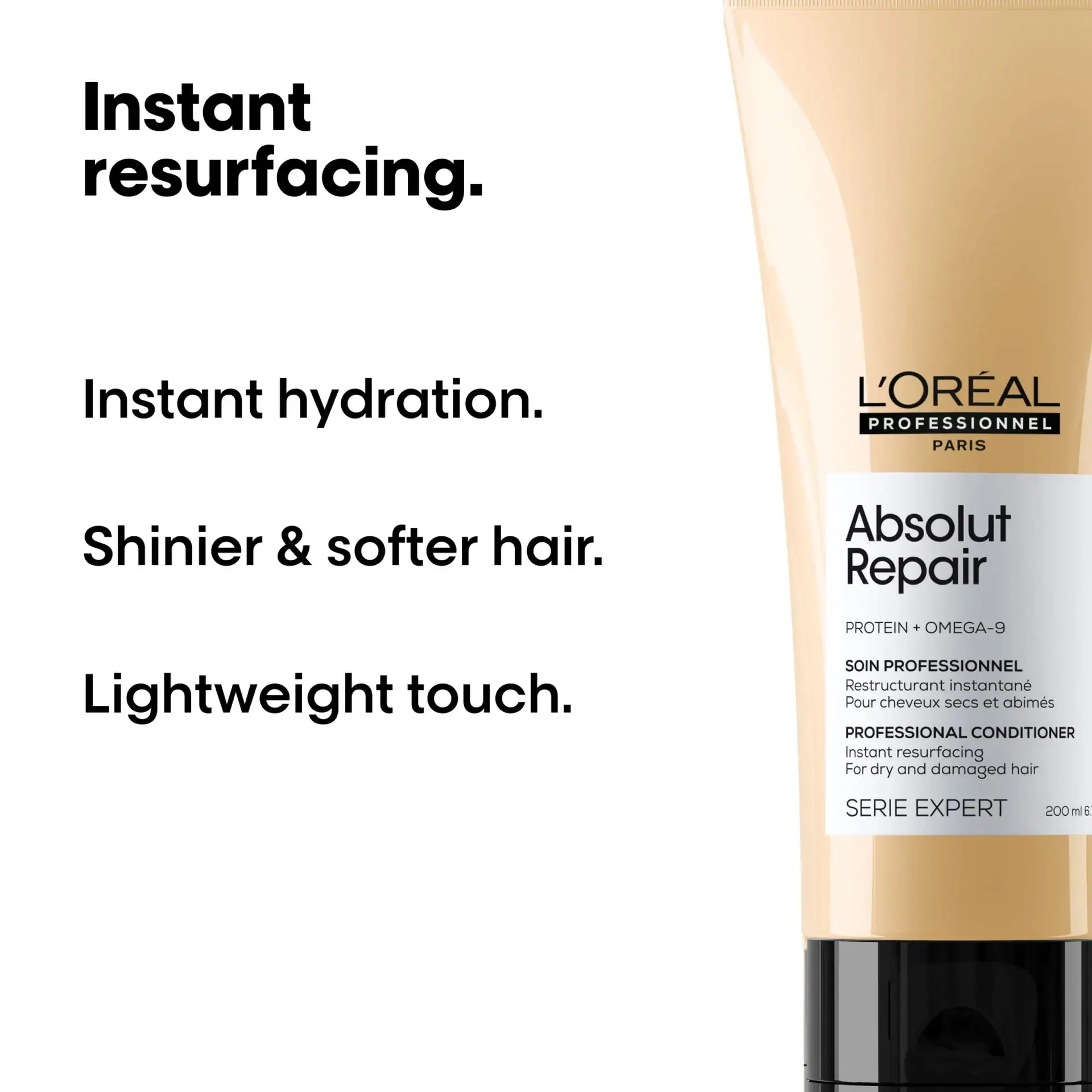 L'Oréal Absolut Repair kondicioner për flokë të dëmtuara, 200ml, për hidratim dhe shëndet të.