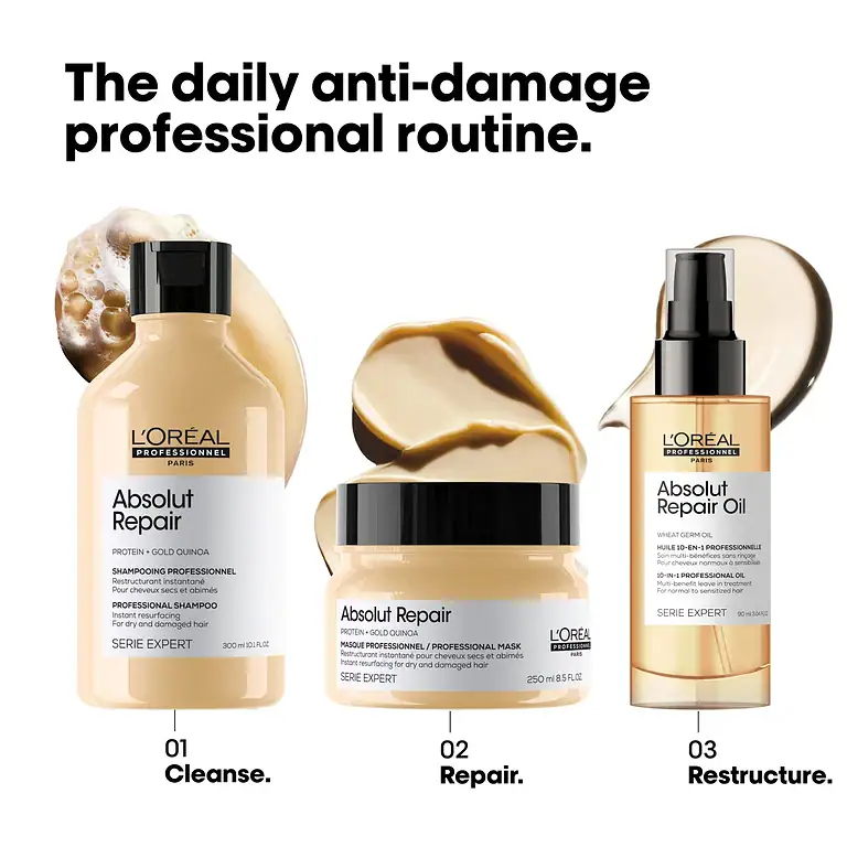 LOREAL ABSOLUT REPAIR SHAMPOO 300 ML thumbnail 3