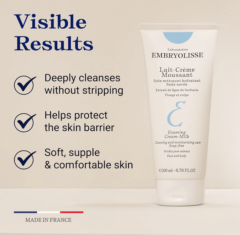 EMBRYOLISSE LAIT-CREME SOIN NETTOYANT HYDRATANT MOUSSANT thumbnail 2