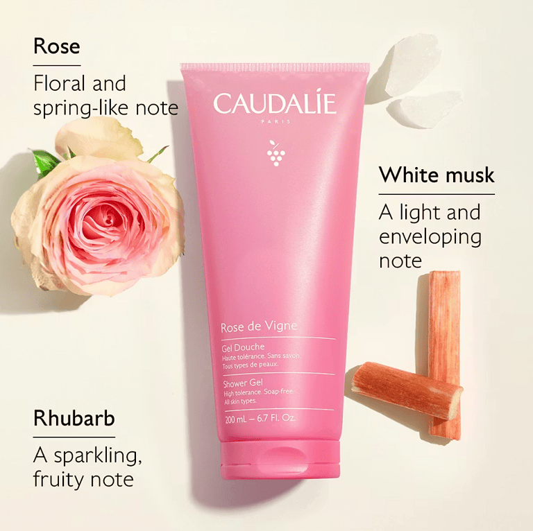 Caudalie Shower Gel Rose De Vigne thumbnail 3