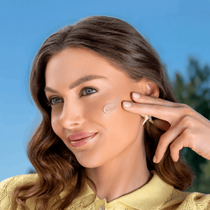 Kozmetikë SPF 50 tinted fluid për mbrojtje diellore 35ml për lëkurë të ndjeshme.