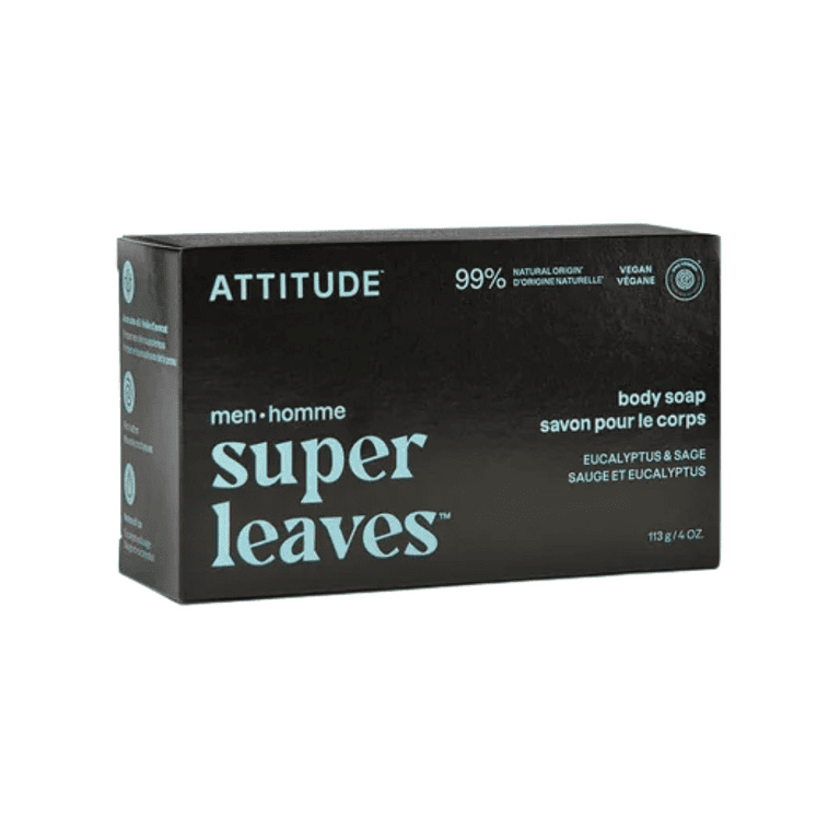 Attitude Men Body Soap – Eucalyptus & Sage