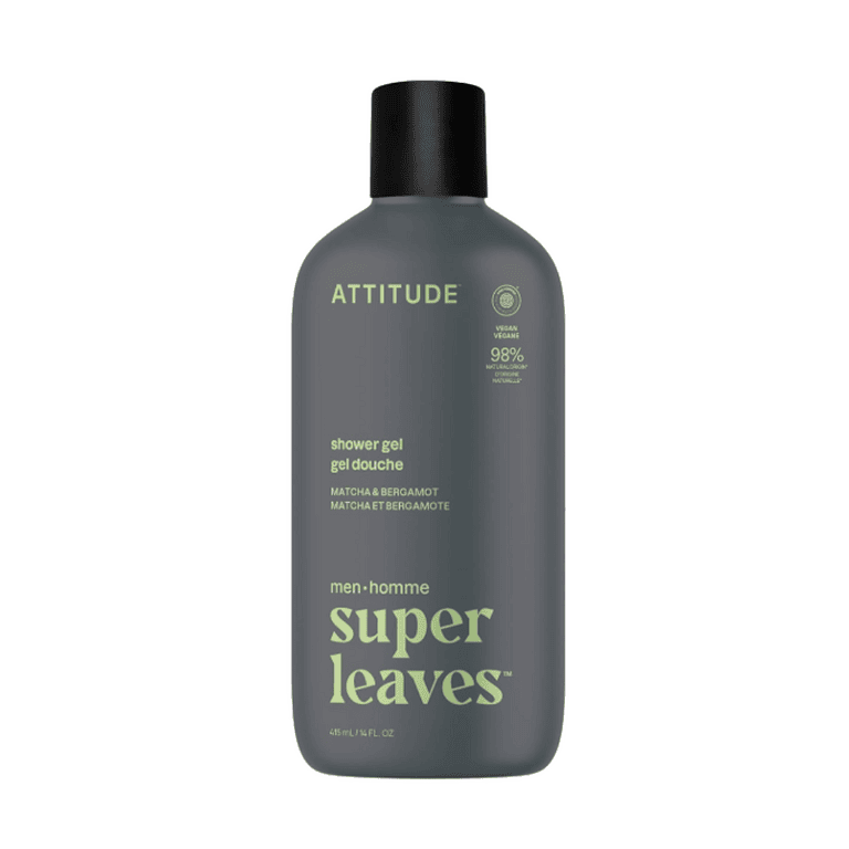 Attitude Men Shower Gel – Matcha & Bergamot