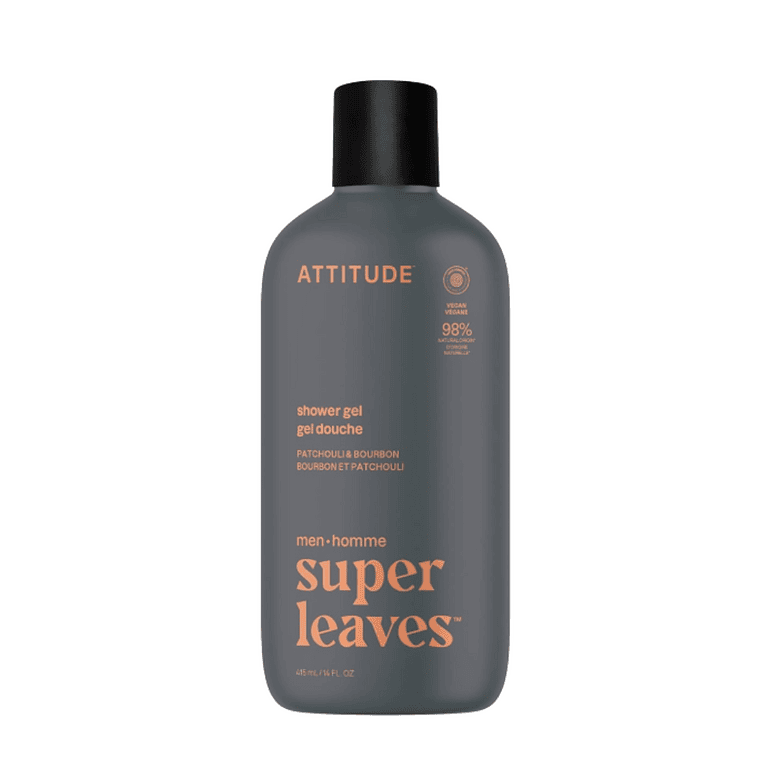 Attitude Men Shower Gel – Patchouli & Bourbon