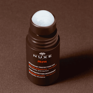 Deodorant për meshkuj NUXE Men, mbrojtje 24 orë, paketim 50ml, anti-odor dhe anti-transpirant.