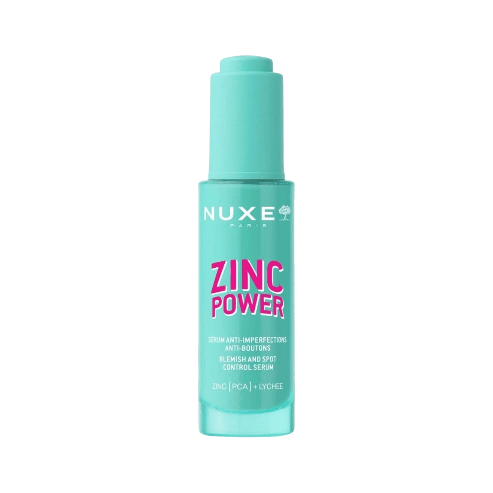 Serum anti-akne NUXE Zinc Power për lëkurë të yndyrshme dhe akne, 30ml.