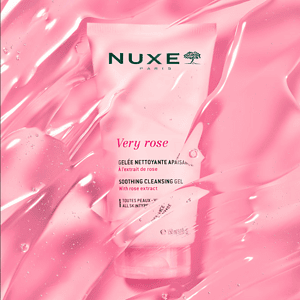 NUXE Very Rose Gelee Nettoyante, gell për pastrimin e lëkurës me ekstrakt trëndafili, për lëku.