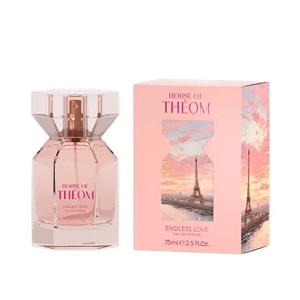 Parfum House of Thêom Endless Love, aromë për dashuri të përjetshme, paketë dhe shishe elegant.