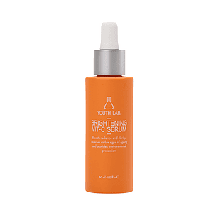 Serum Vit-C për ndriçim të lëkurës dhe anti-plakje, produkt kozmetik për fytyrën.