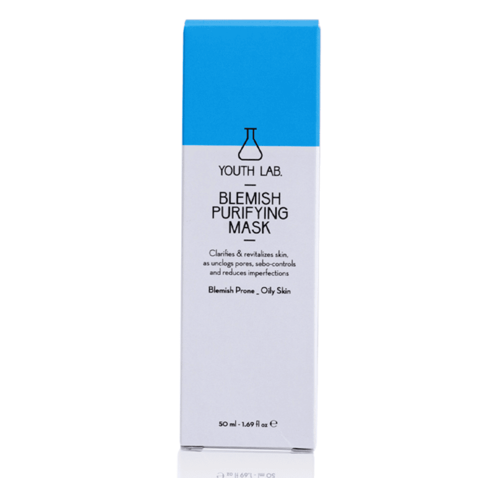 Maskë për lëkurë të yndyrshme, Blemish Purifying Mask, për pastrimin dhe kontrollin e akneve.