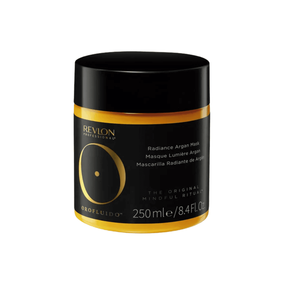 Maskë për lëkurën me argan, 250ml, Revlon Oro Oro Mask, për hidratim dhe shkëlqim të lëkurë.