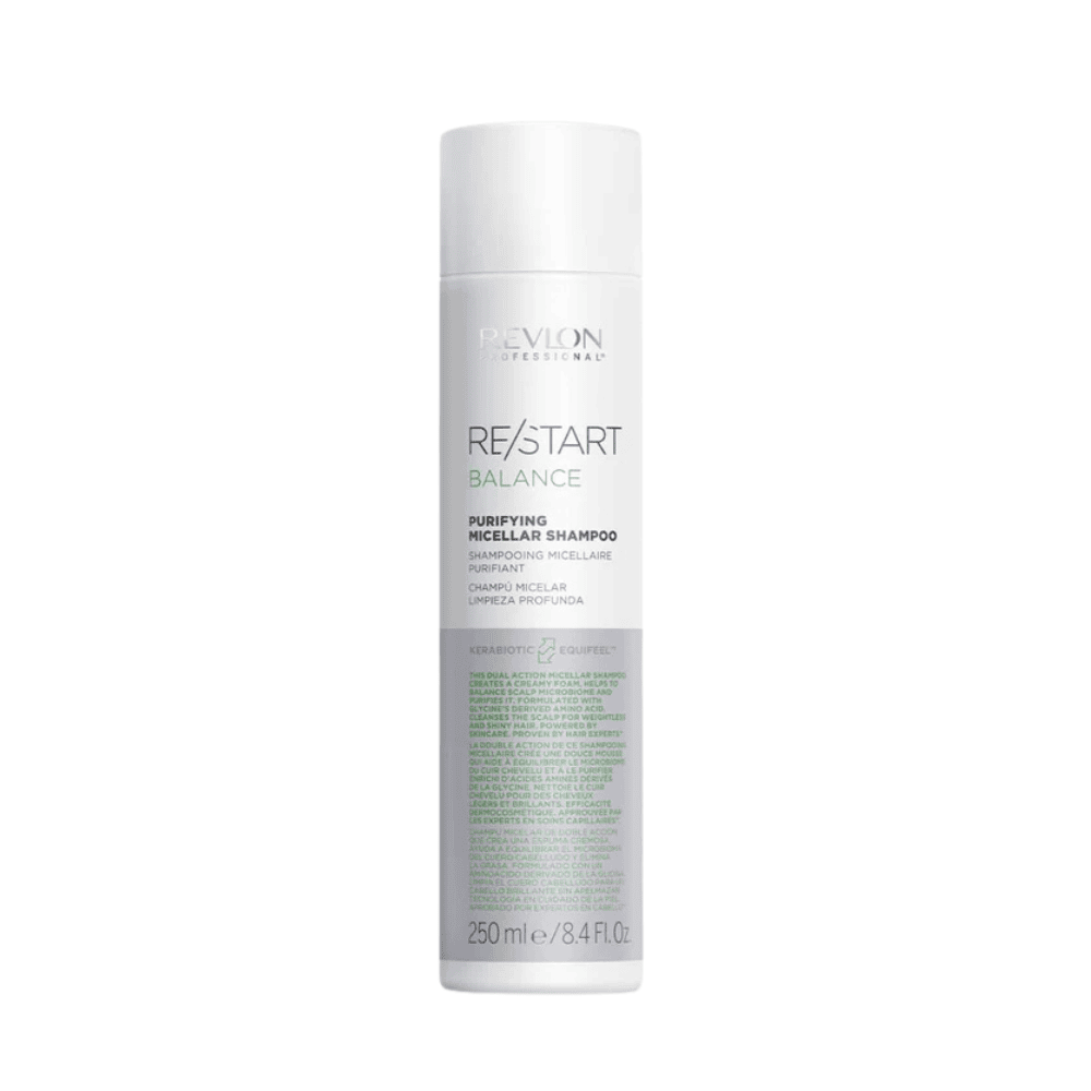 Revlon Purifying Micellar Shampoo 250ml për pastrimin e flokëve dhe skalpit.