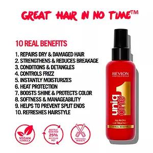 UNIQ ONE Hair Treatment 150ml për trajtim të flokëve, përforcon, rigjeneron dhe mbron flokët.