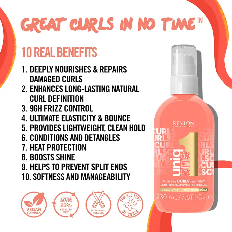 RP UniqOne Curls Treatment 230ML thumbnail 2