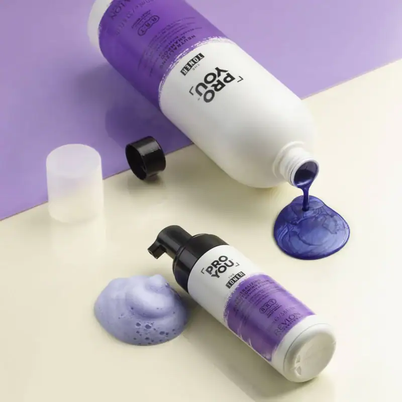Shampo për flokë të thatë dhe të dëmtuar, produkt kozmetik për kujdesin e flokëve.