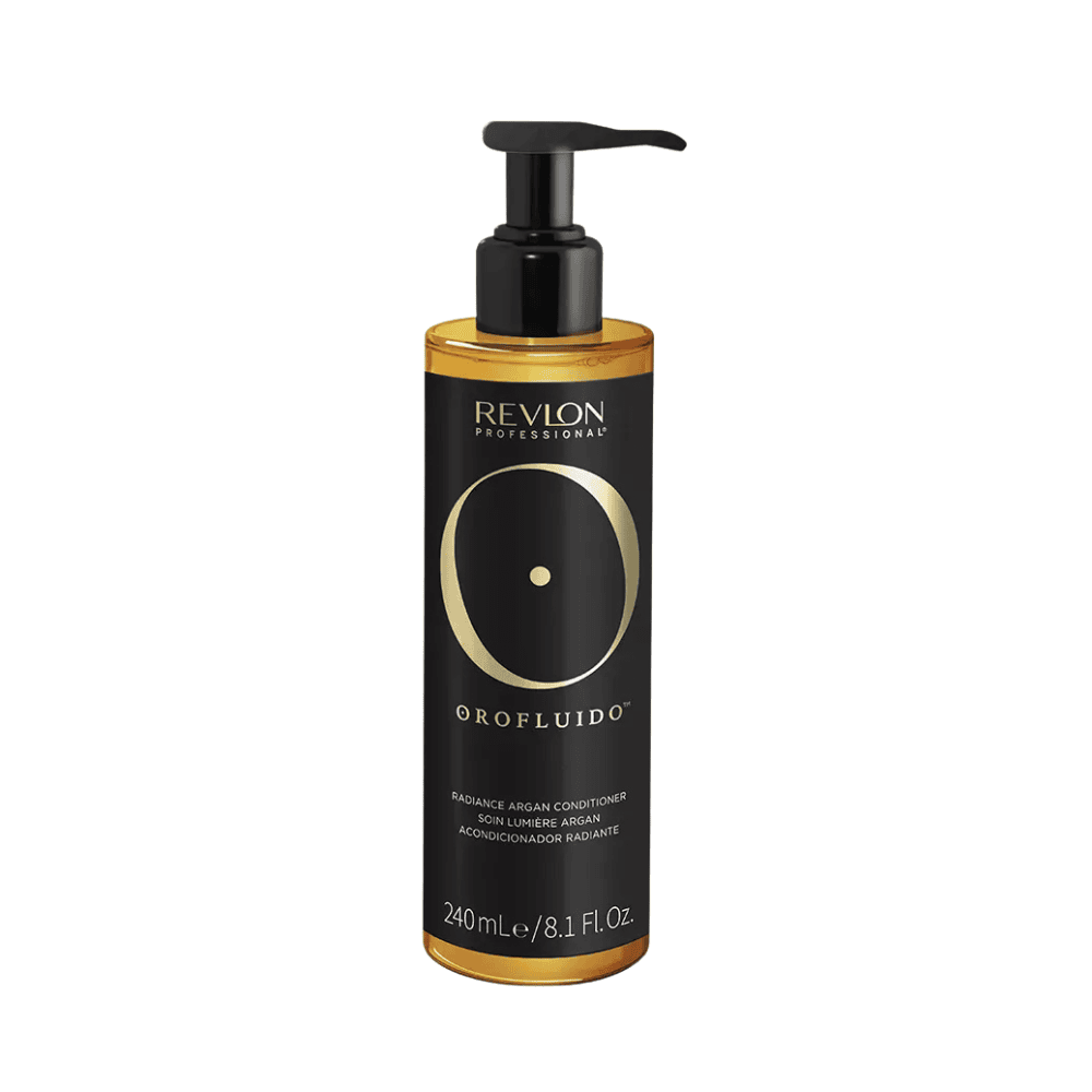 Kondicioner për flokë me argan, produkt kozmetik për kujdesin e flokëve.