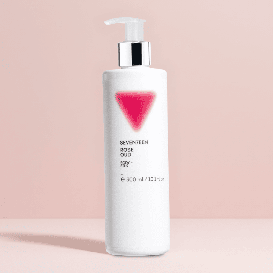 Produkt i trupit SEV ROSE OUD me aromë rozë dhe qelibar, 300ml, për hidratim dhe shërim të lëk.
