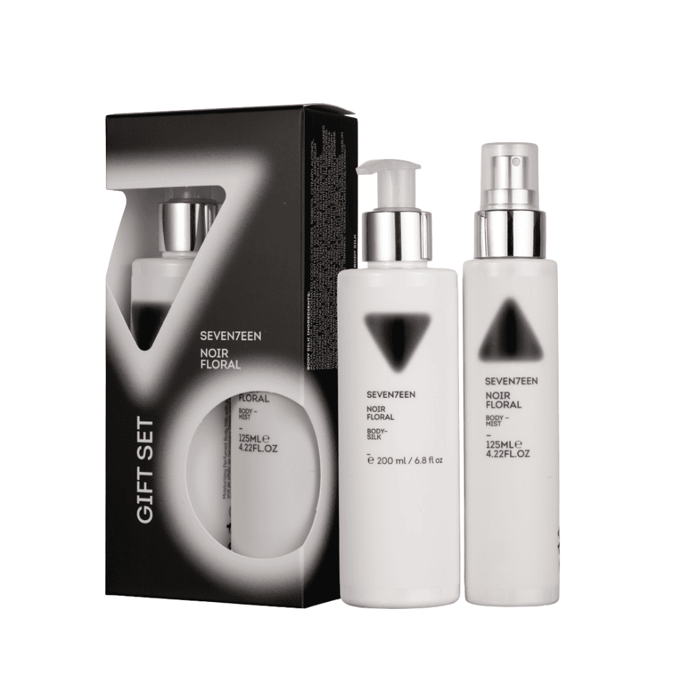 Set i parfumeve Noir Floral për trupin dhe vaj i butë për trupin, 125ml dhe 200ml.