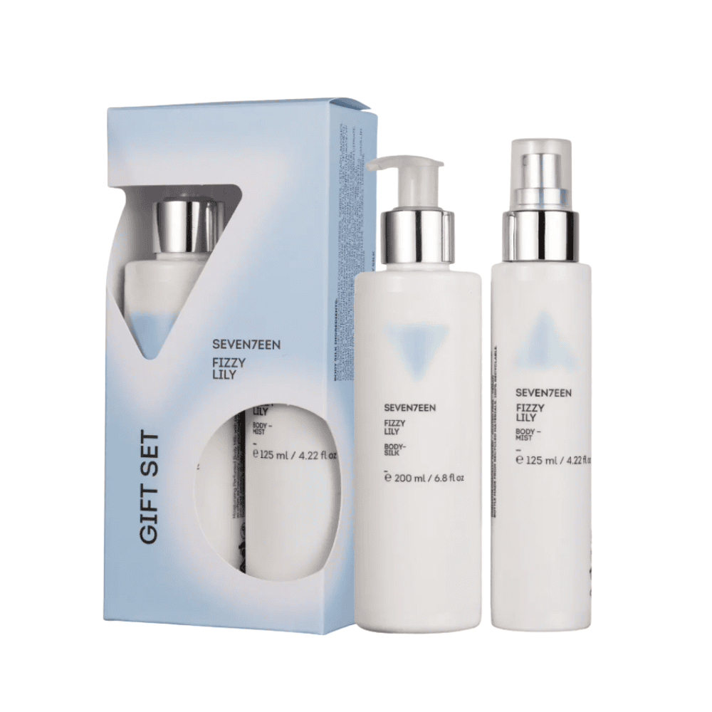 Set kozmetike me spruc dhe krem trupor SEV FIZZY LILLY për trup dhe aromë freskuese.