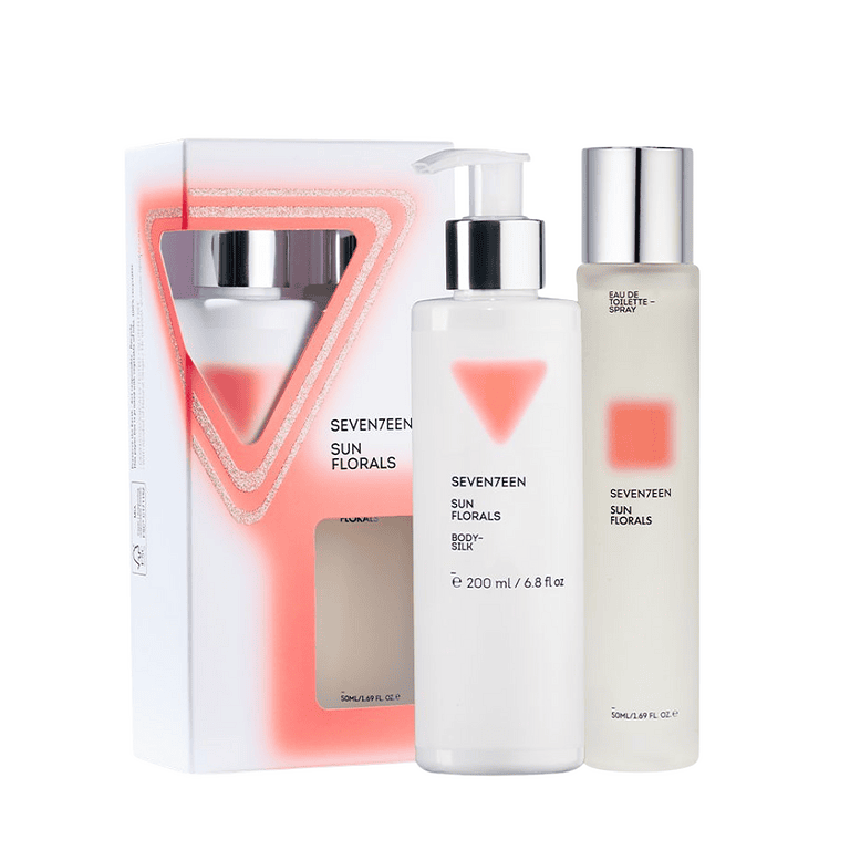 SEVENTEEN SET EDT SUN FLORALS 50 ML & BODY SILK 200 ML