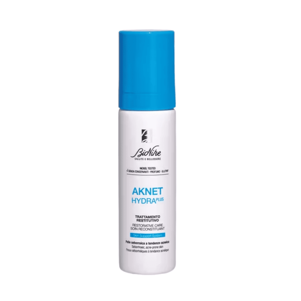 Produkt kozmetik për trajtim akne me formulë hidratues dhe shërues për lëkurën.