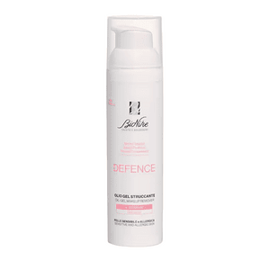 Defence Oil Gel Makeup Remover 75ml për pastrimin e fytyrës dhe largimin e makijazhit.