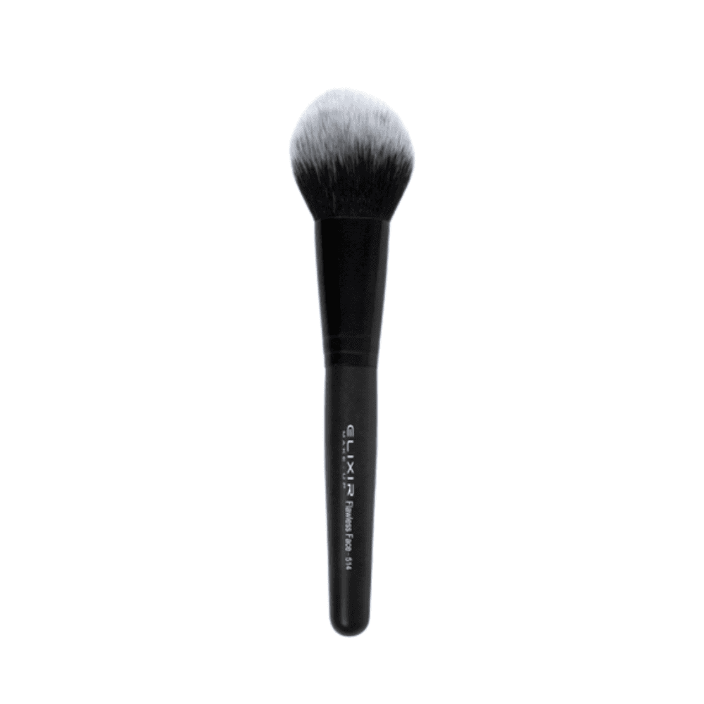 Fletë për fytyrën Flawless Face Brush 514 për aplikimin e fondit dhe konturit.