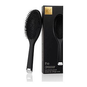 Oval dresser brush për stilimin e flokëve, produkt kozmetike për kujdesin e flokëve.