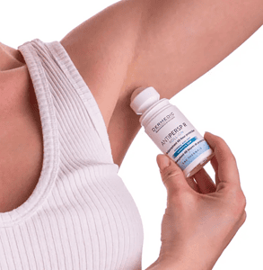 Roll-On Dermedic Antiperps R për djersitje të tepërt në nënkrahë.