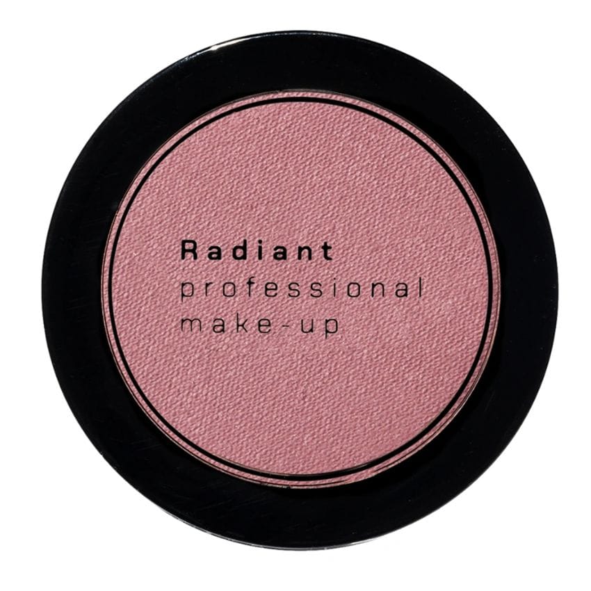 Blush rozë profesionale për fytyrë, produkt kozmetike për make-up, ngjyra rozë e ndritshme.