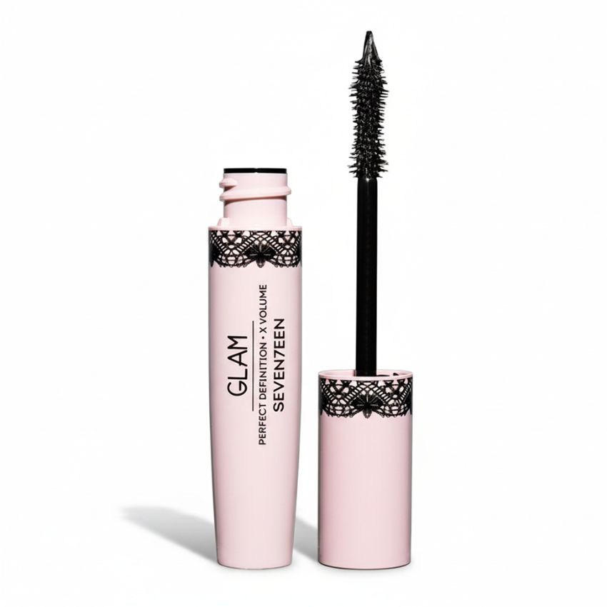 Mascara Glam No 1 e zezë për qerpikë të gjatë dhe të volitshëm, për pamje tërheqëse.