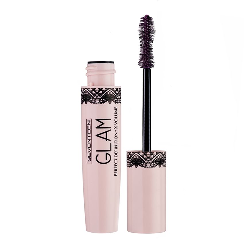 Mascara Glam No 1 e zezë për qerpikë me formë të gjatë dhe të trashë, për volumin dhe gjatësi të qep.
