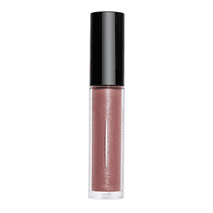 Glossy lip gloss in shade Cherry, hydrating and shiny lip makeup product.