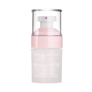 Hydrating & mattifying primer for radiant skin, ideal for makeup prep.