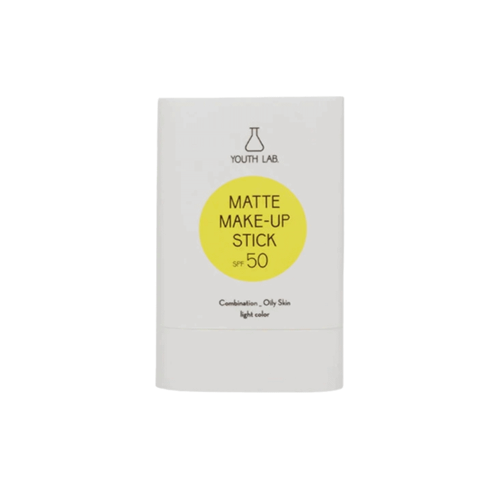 Stick makeup matte SPF50 për lëkurë të lehtë dhe të yndyrshme, mbrojtje dielli për fytyrën.