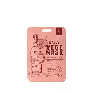 Maskë për fytyrën me përbërje të verës dhe perimeve, për hidratim dhe freskim të lëkurës.
